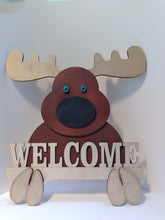 Load image into Gallery viewer, Sign, Moose Welcome / Go Away