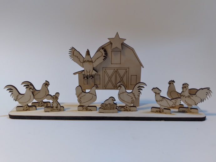 DIY Kit, Chicken Nativity