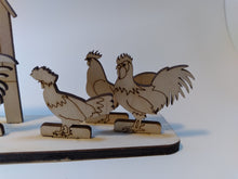 Load image into Gallery viewer, DIY Kit, Chicken Nativity
