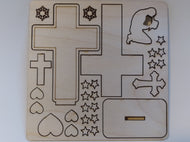 DIY Kit, Cross And Prayer