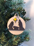 Wholesale, Ornament, Nativity Silhouette