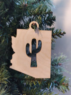 Ornament, Arizona Outline Saguaro