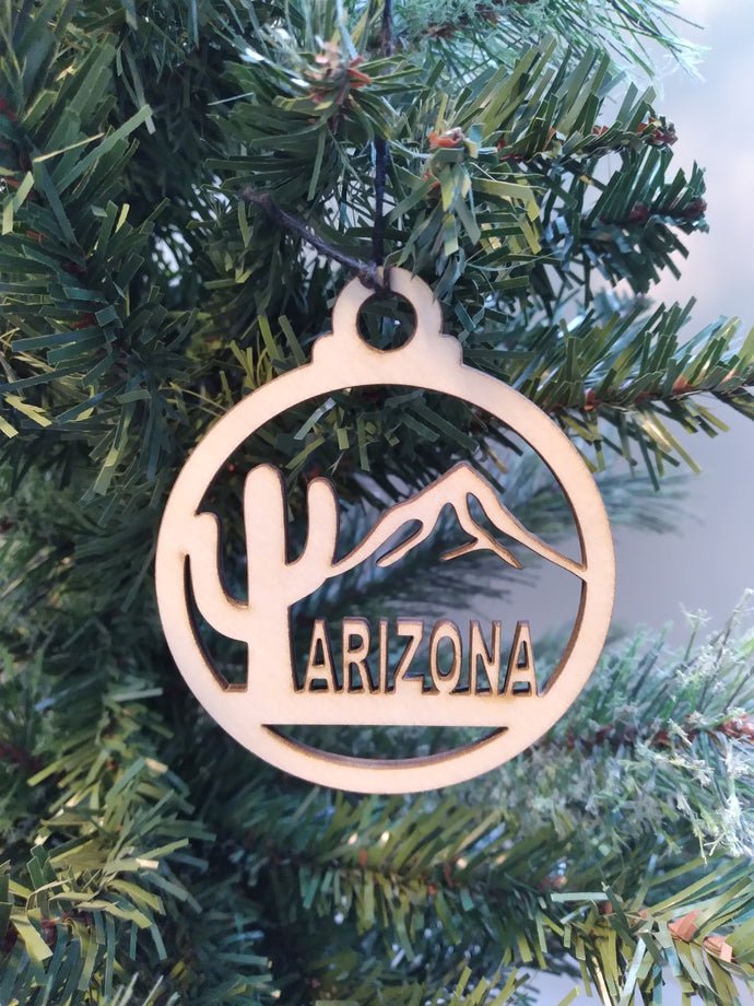 Ornament, Arizona Saguaro and White Mountains