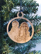 Ornament, Nativity Snow Man