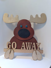 Load image into Gallery viewer, Sign, Moose Welcome / Go Away
