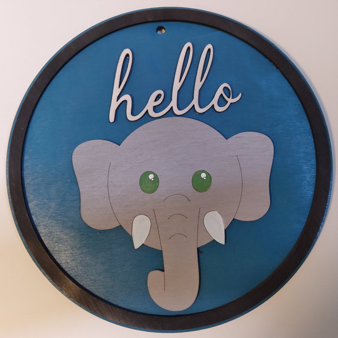 Wholesale, Wall Hanging, Hello Elephant