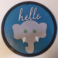 Wall Hanging, Hello Elephant