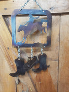 Wind Chime, Cowboy Riding Horse