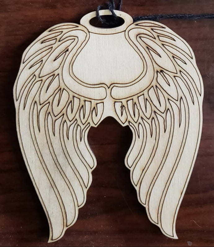 Ornament, Angel Wing Outline