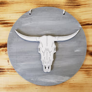 Wall Hanging, Cow Skull